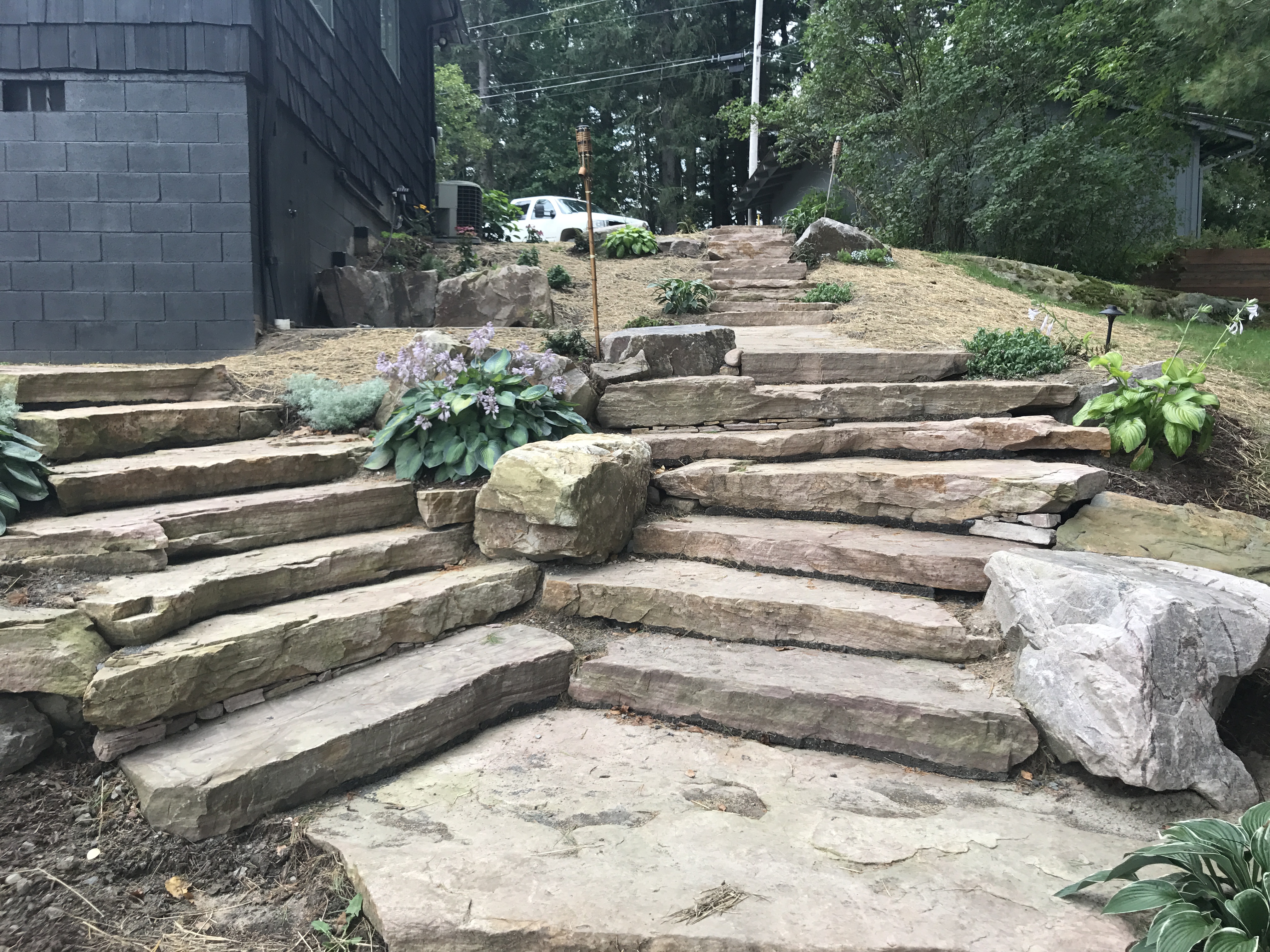 Natural Stone Staircase